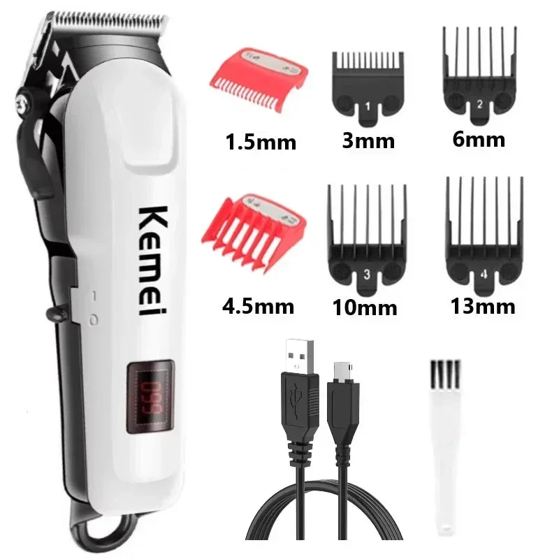 Hair Clipper UBS Rechargeable Cordless Beard Trimmer Powerful
