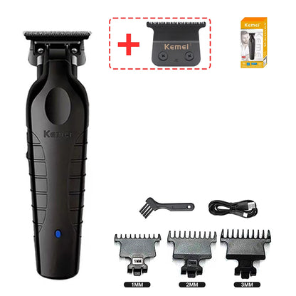 Barber Cordless Hair Trimmer 0mm Zero Gapped Carving Clipper