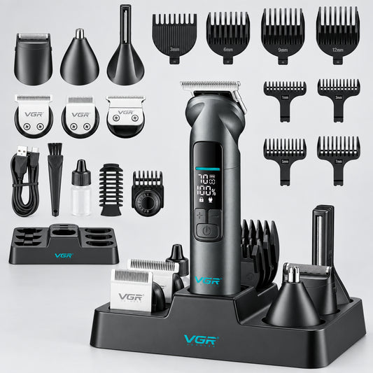 Beard Trimmer For Men, All-in-One Grooming Kit With Hair Clippers,