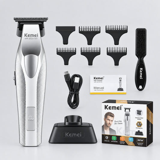 Kemei Hair Trimmer Professional Hair Clipper Electric Haircut Machine