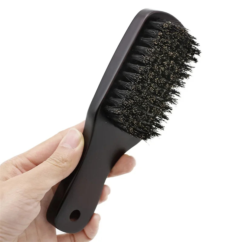 Wood Handle Boar Bristle Beard Brush Shaving Tool Hair Brush