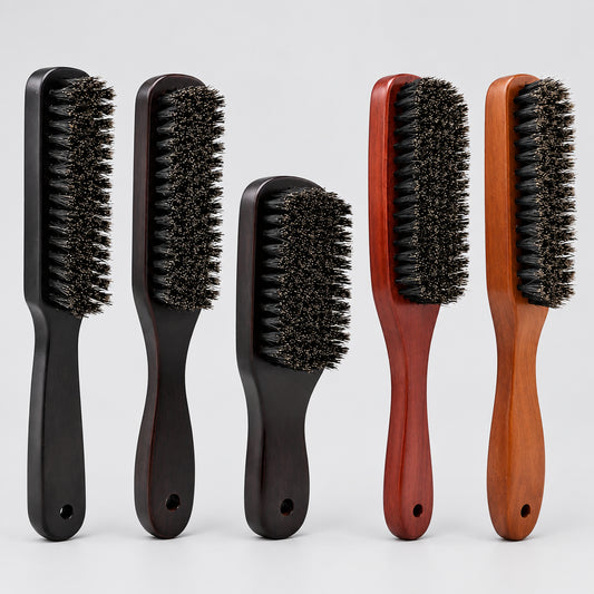Wood Handle Boar Bristle Beard Brush Shaving Tool Hair Brush