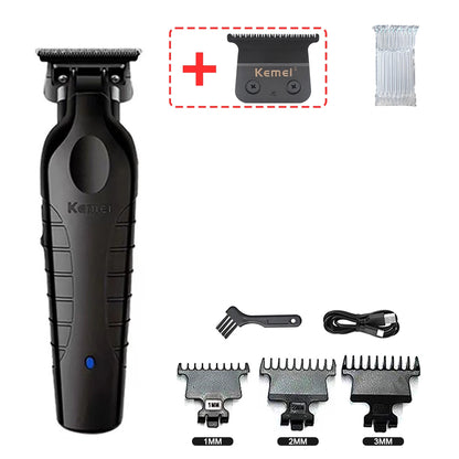 Barber Cordless Hair Trimmer 0mm Zero Gapped Carving Clipper