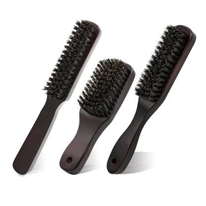 Wood Handle Boar Bristle Beard Brush Shaving Tool Hair Brush