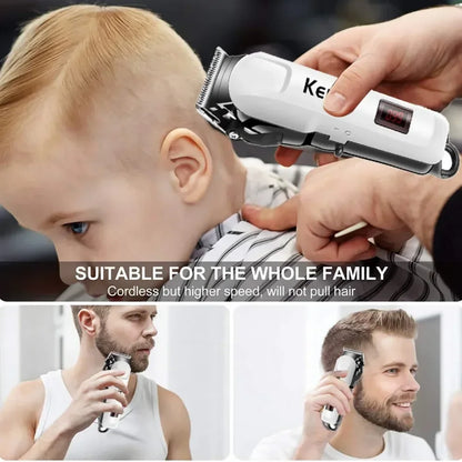 Hair Clipper UBS Rechargeable Cordless Beard Trimmer Powerful