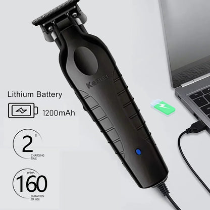 Barber Cordless Hair Trimmer 0mm Zero Gapped Carving Clipper