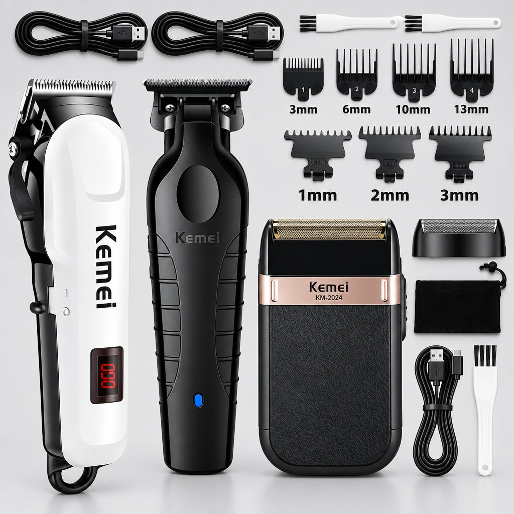 Hair Clipper UBS Rechargeable Cordless Beard Trimmer Powerful