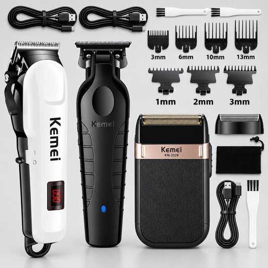 Hair Clipper UBS Rechargeable Cordless Beard Trimmer Powerful