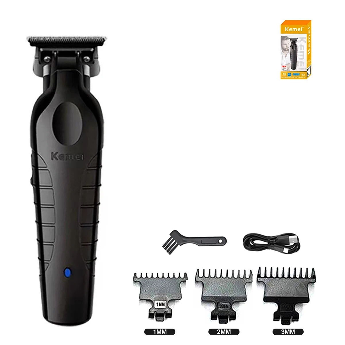 Barber Cordless Hair Trimmer 0mm Zero Gapped Carving Clipper