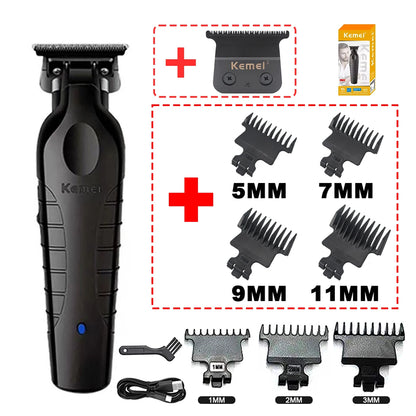 Barber Cordless Hair Trimmer 0mm Zero Gapped Carving Clipper